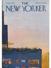 Poster verticale opaco premium The New Yorker 1970