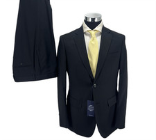 Abito uomo sartoriale Antica Sartoria Napoletana 2 bottoni nero Made in Italy