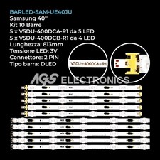 KIT 10 BARRE STRIP LED TV