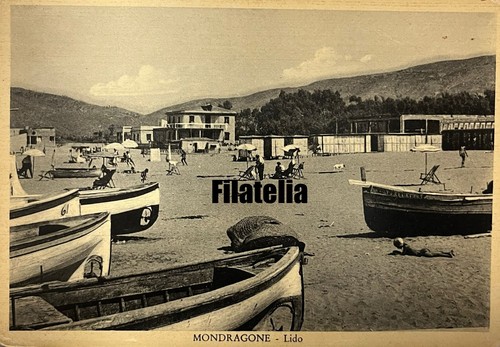 Cartolina mondragone lido - mondragone,