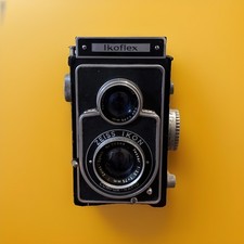 Zeiss Ikon Ikoflex IIa. 855/16 prima versione.  Obiettivo Opton Tessar 3,5/75 mm