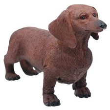 CHOCOLATE DACHSHUND FIGURINE 3.75" - NEW - WORLD OF DOGS COLLECTION - FREE SHIP