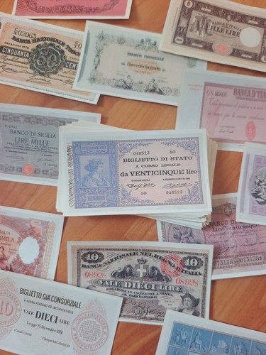 Banconote facsimile italiane - banconote,