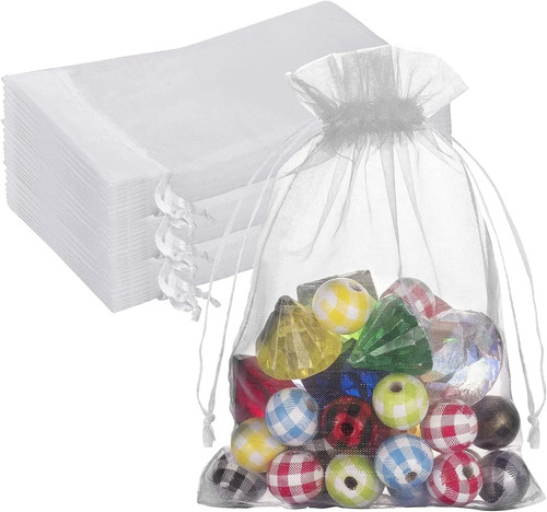 100pcs sacchetti organza - 100pcs, di