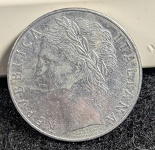 1957 ITALY 100 LIRE - Key