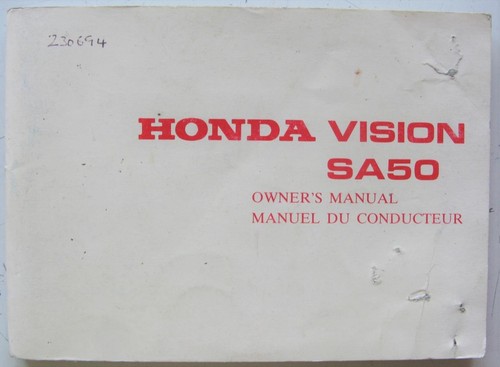 Manuale proprietario moto