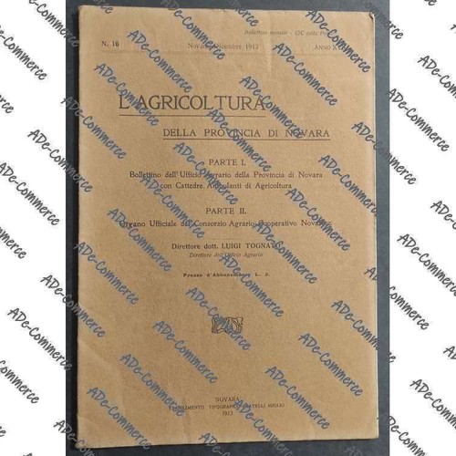 Bollettino agricoltura della - l'agricoltura,