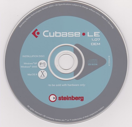 Cubase steinberg windows - le,