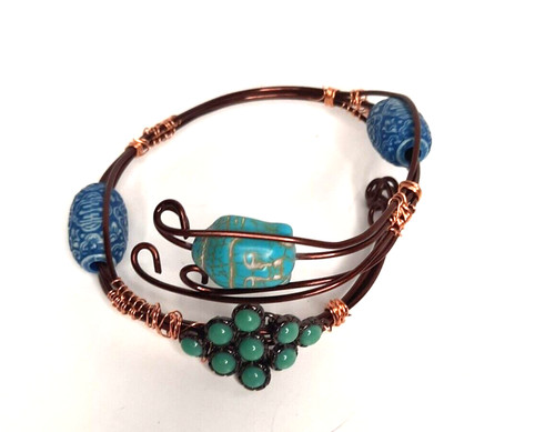 Bracciale fatto mano rame - a,
