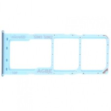 Vassoio Sim Per Samsung Galaxy A32 Adattatore Scheda Dual Blu Celeste Ricambio