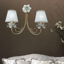 Applique parete lampada ferro