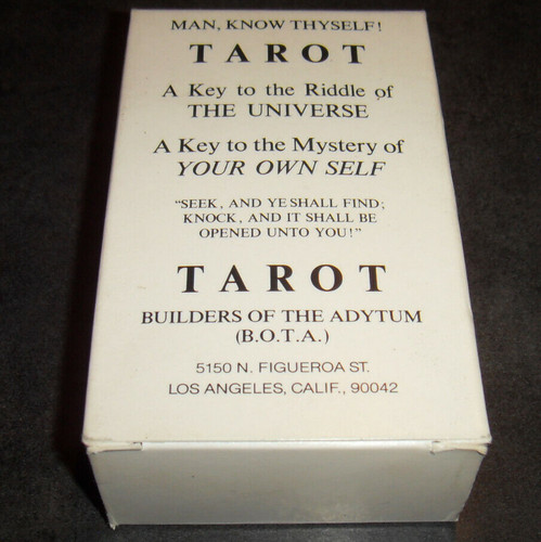 1st ancien tarot t a - 1st, b.o.t.a
