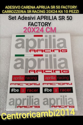 Adesivo carena aprilia 50 - adesivo, sr