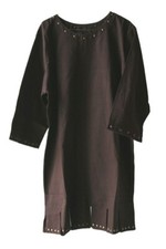 Tunica romana nera con borchie