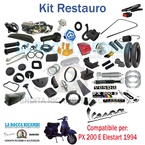 Kit restauro vespa 200 e - kit,