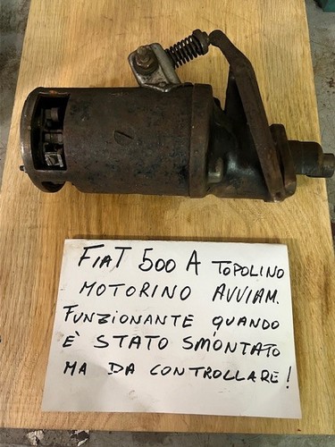 Fiat 500 topolino - a, motorino
