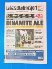 GAZZETTA DELLO SPORT 18 SETTEMBRE 2008 DEL PIERO-JUVENTUS-ZENIT SAN PIETROBURGO