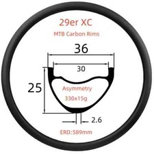Cerchi in carbonio 29er XC MTB