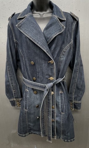 Giacca trench denim - donna, xl