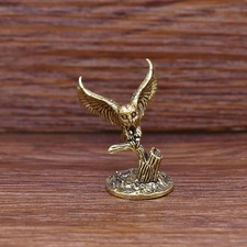 Statua di gufo in ottone