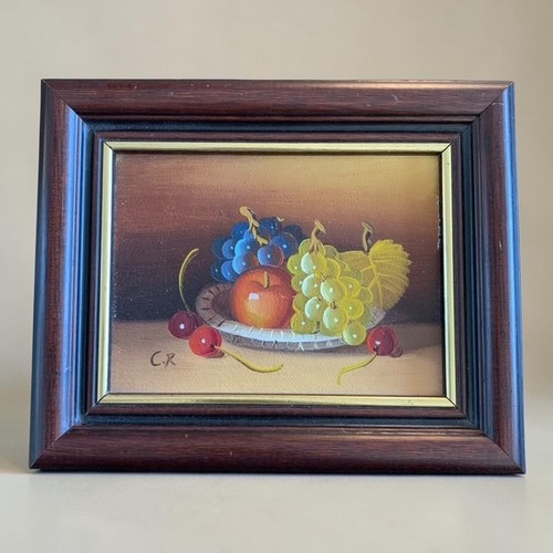 Dipinto olio natura morta