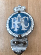 RAC Vintage Car Bumper Badge