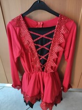 Costume Carnevale Halloween diavoletta Festa maschera - Età 7/8 Anni