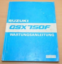 SUZUKI GSX 750F FL FM FN FP 1990 Motor Elektrik Fahrgestell Werkstatthandbuch