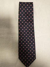 Cravatta blu a quadri rossi Giorgio Mariani cucita a mano
