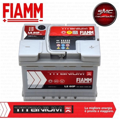 Batteria auto fiamm 60ah - fiamm, 540a