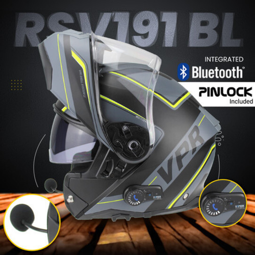 Casco moto viper v191 - rs-v191, bl+