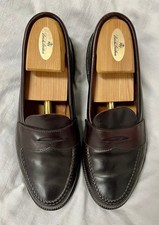 MOCASSINI BROOKS BROTHERS SHELL CORDOVAN REALIZZATI DA ALDEN * ESTREMAMENTE RARI * TAGLIA 9/10