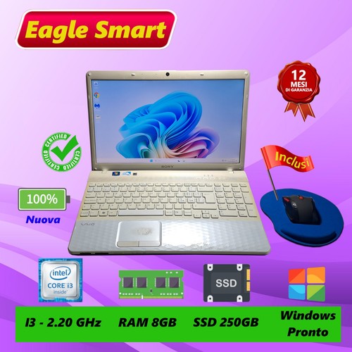 Notebook sony vaio vpceh - notebook, i3
