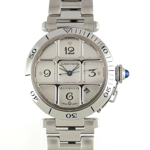 Cartier watch pasha - cartier, grid
