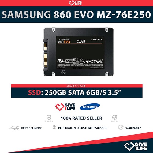 Samsung 860 evo 76e250 ssd - evo, mz-76e250