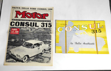 FORD CONSUL 315. Lotto di 2 brochure