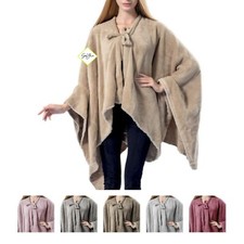 Mantella Poncho Scialle Donna