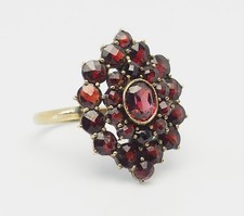 Elegante Antico 9k Oro e Rosso