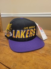 Cappello snapback vintage nuovo Shadow Los Angeles Lakers Sports Specialties Kobe anni 90 nero
