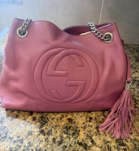 Borsa gucci soho malva - borsa, pelle