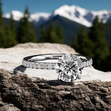 Fede Nuziale Diamante Oro