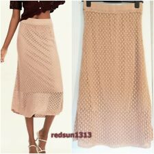 GONNA MIDI ZARA ROSA PALLIDO