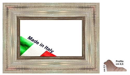 Cornice argento classica in - argento,