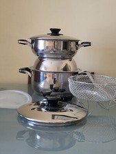 Pentole IMCO in Acciaio Inox 18/10. Misura pentola e tegame 28 cm + accessori.