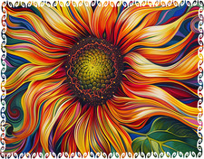 Blazing Sunflower (356 Piece