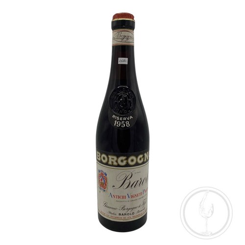 Vintage bottle borgogno - bottle,