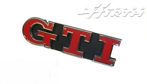 Gti scritta segno griglia - gti,