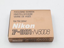 Nikon  Focusing  Screen F-801  - used like new  - original box