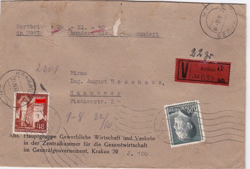 Lettera valore cracovia - valore,