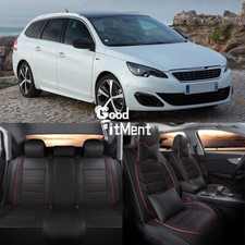 Per Peugeot 208 307 308 SW 5 posti coprisedili auto ecopelle airbag compatibile